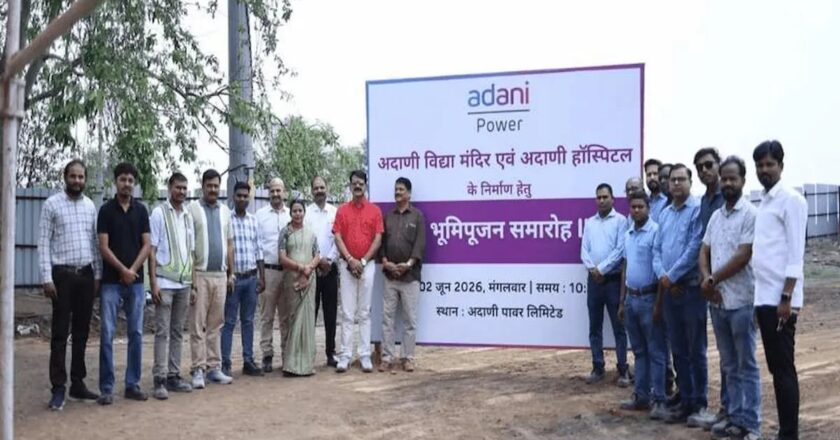अदाणी विद्या मंदिर और हॉस्पिटल का भूमि पूजन संपन्न