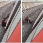 ट्रेन में चोरी पड़ी भारी; गेट पर लटके चोर को मारी लात, पीड़ित पर केस- VIDEO