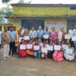 दर्रामुड़ा में एकल ग्रामोउत्थान फाउंडेशन का प्रमाण-पत्र वितरण कार्यक्रम संपन्न