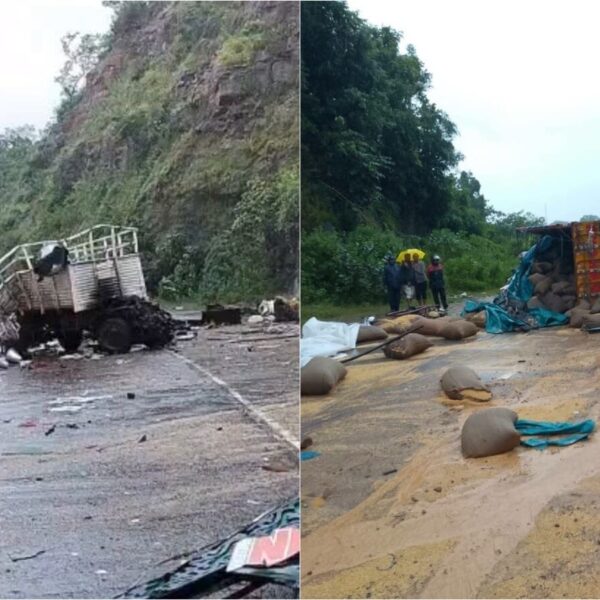 छत्तीसगढ़ के बालोद में भीषण हादसा; 16 चक्का वाहन ने मिनी ट्रक को मारी टक्कर; 6 लोगों की मौत, 7 घायल