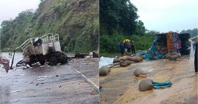 छत्तीसगढ़ के बालोद में भीषण हादसा; 16 चक्का वाहन ने मिनी ट्रक को मारी टक्कर; 6 लोगों की मौत, 7 घायल
